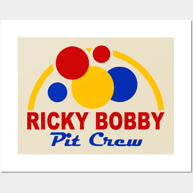 Ricky Bobby Pit Crew Wall Art by FanSwagUnltd